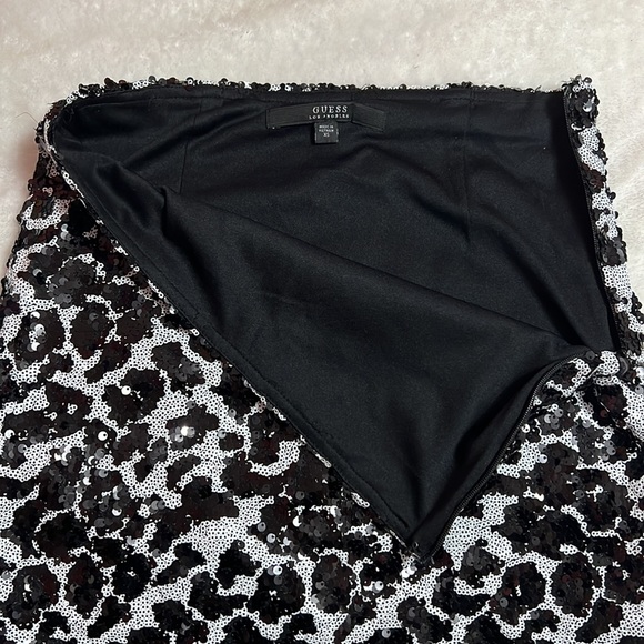 GUESS Sequin (Beaded) Mini Skirt - Picture 3 of 6